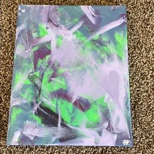 Painting: Purple Love 💜💚